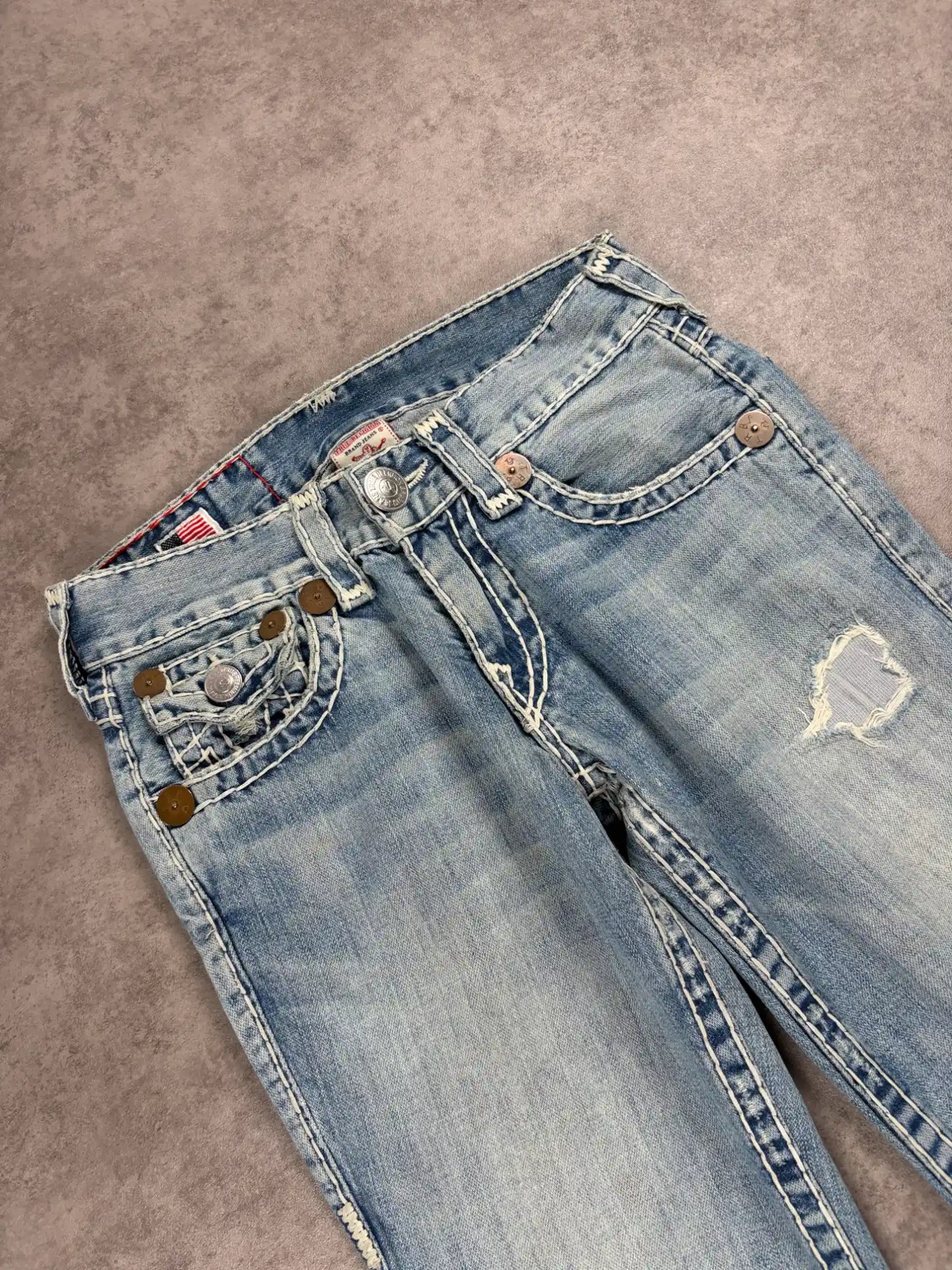 True Religion bootcut-baggy (S)