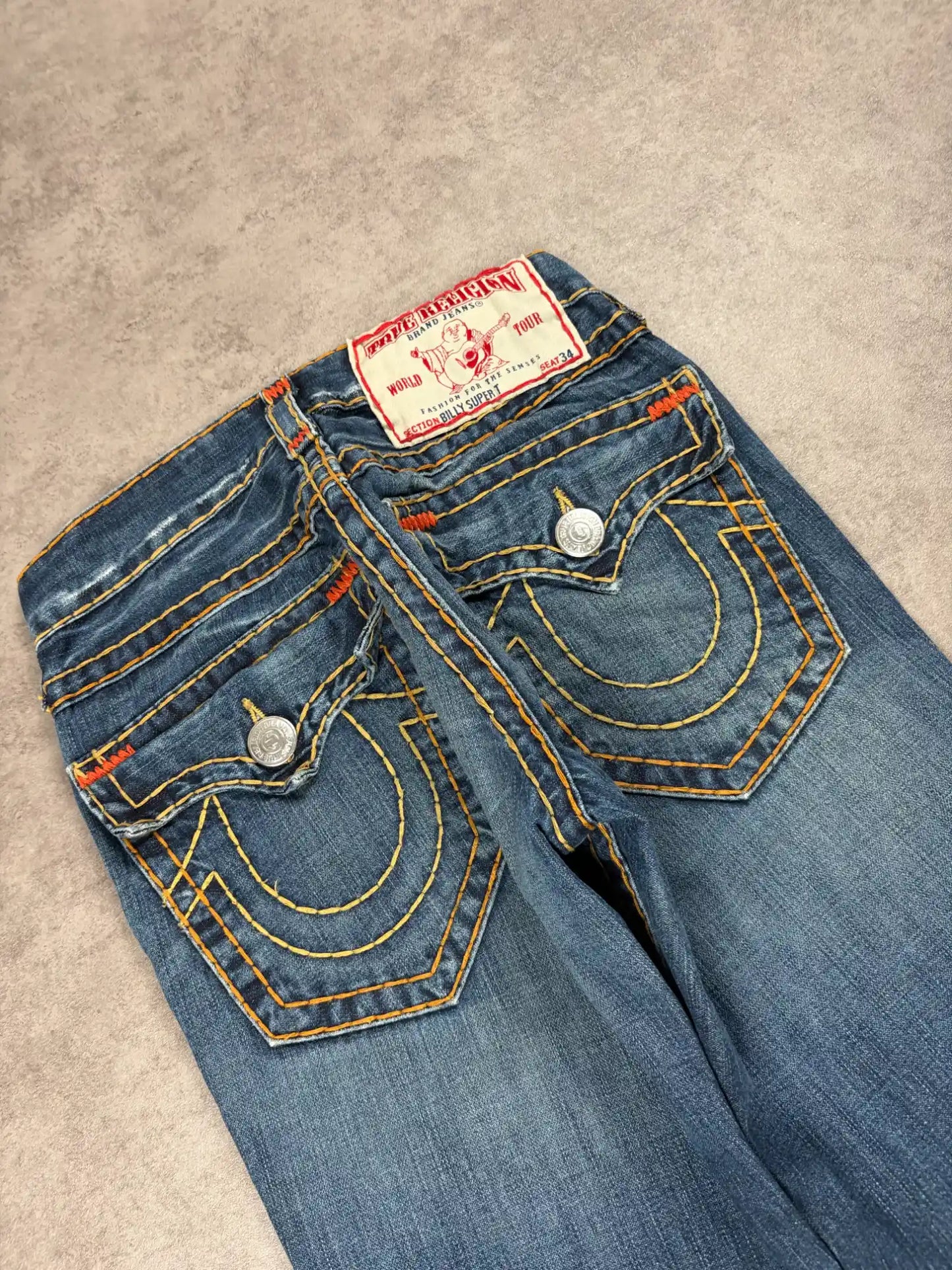True Religion baggy-Bootcut (S)