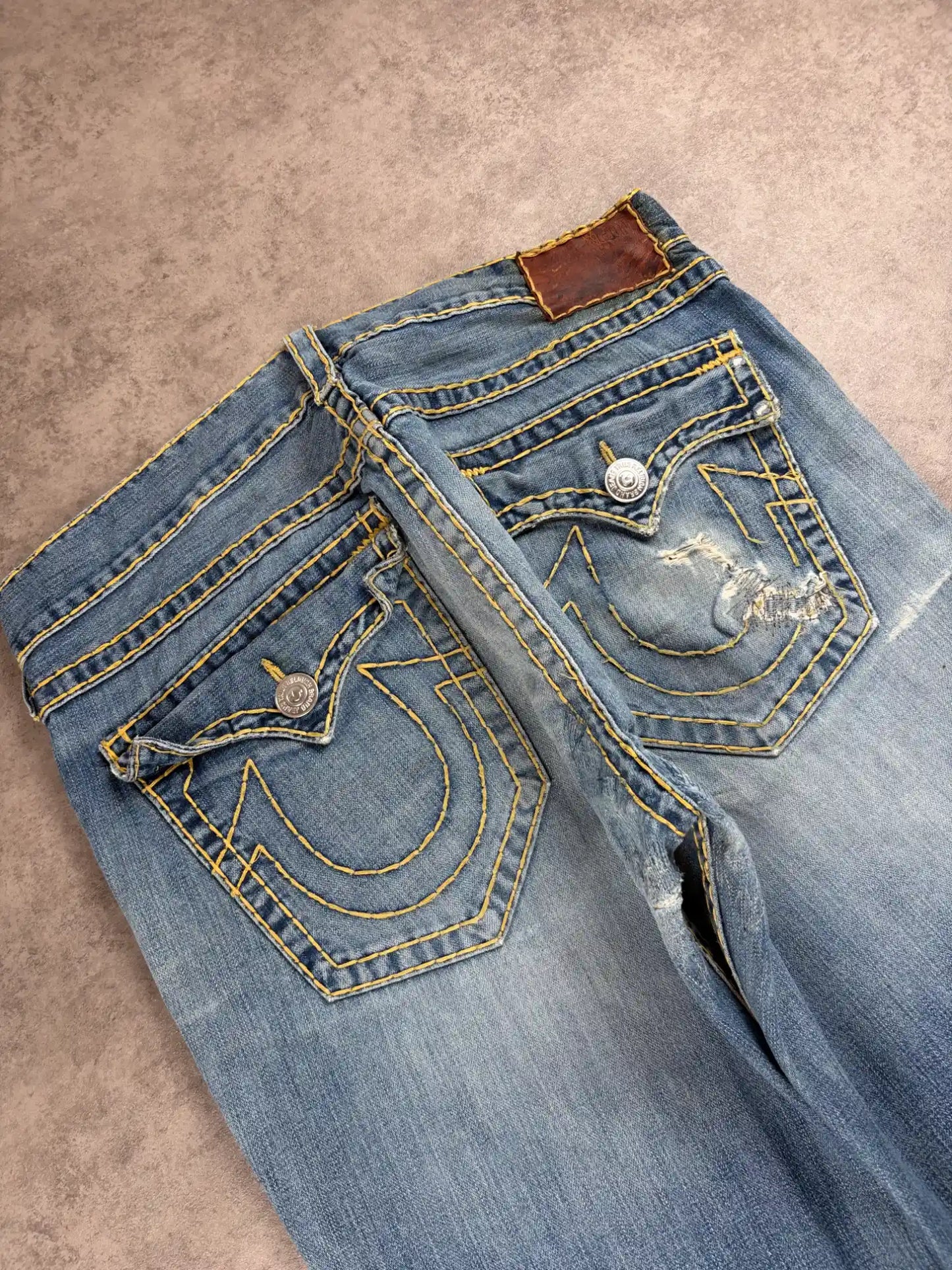 True Religion bootcut-baggy (XL)
