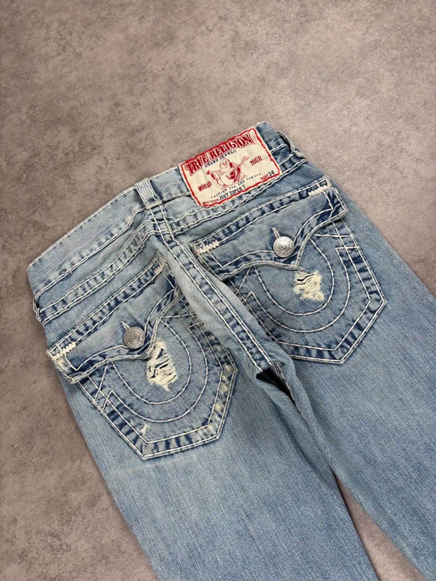True Religion bootcut-baggy (S)